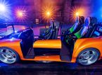 Inihayag ng Universal ang mga kotse ng bagong Fast & Furious drifting roller coaster sa Hollywood