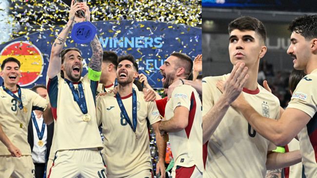 Tinalo ng Espanya ang Portugal para makuha ang ikawalong UEFA European Futsal Championship