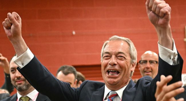 Tao laban sa basurahan habang si Farage ay nakikipaglaban kay Count Binface